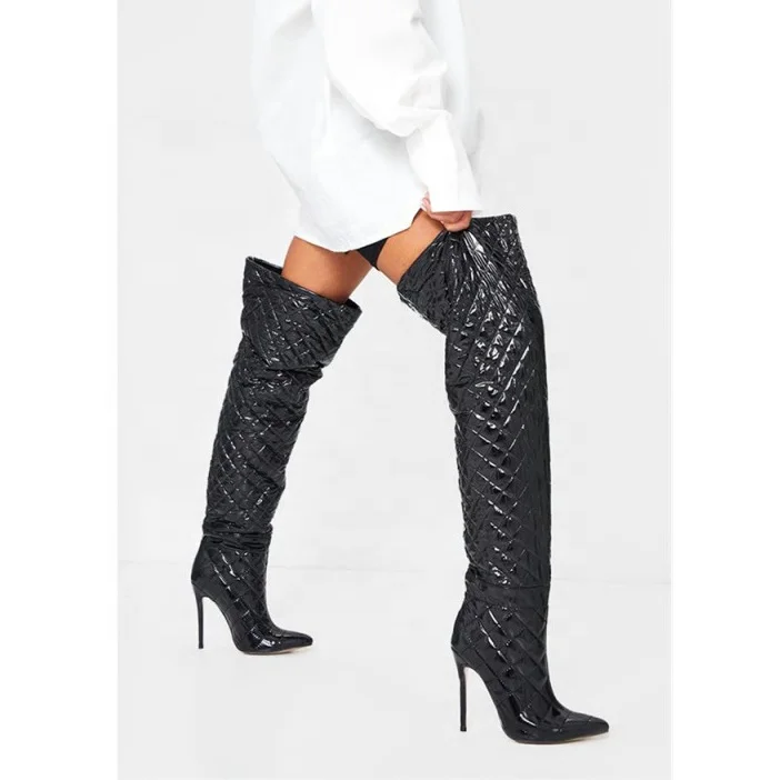 2020 Fashion Women Thigh Boots Big Size Pointed Toe Winter Warm Fashion High Heel Down Long Shoes Black Ladies Over Knee Boots
2020 Fashion Women Thigh Boots Big Size Pointed Toe Winter Warm Fashion High Heel Down Long Shoes Black Ladies Over Knee Boots
