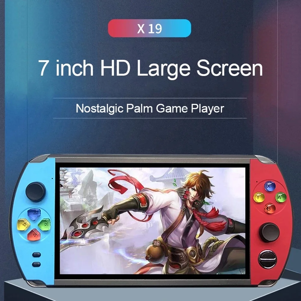 Hot sale X19 Handheld Game Player 7 Inch Retro Game Console Double Players Game Console, Blue
Hot sale X19 Handheld Game Player 7 Inch Retro Game Console Double Players Game Console, Blue
