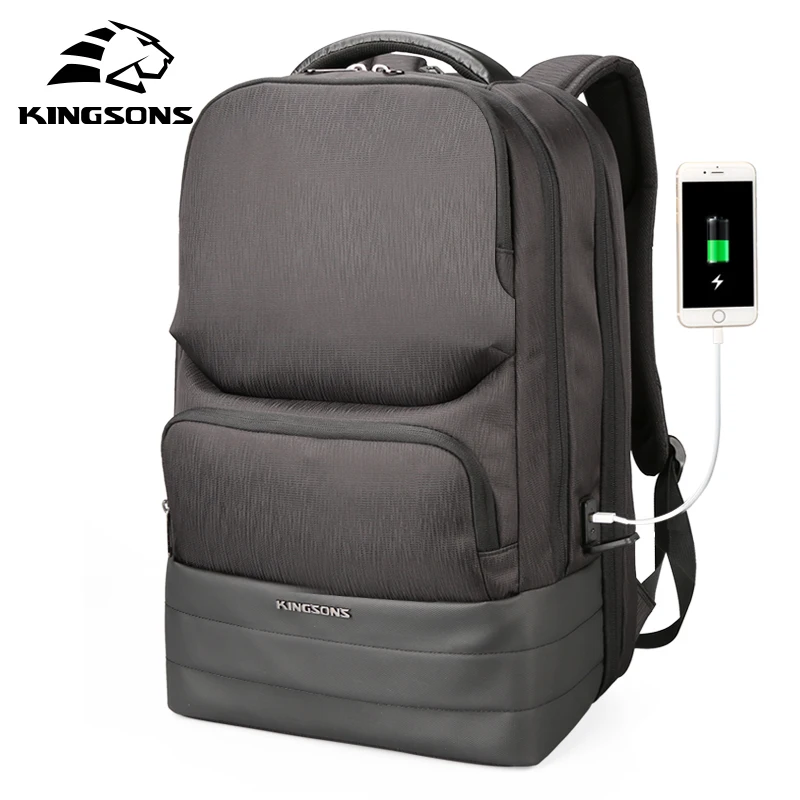 Kingsons custom Multifunctional laptop bag waterproof Business Computer Backpack USB port backpack
Kingsons custom Multifunctional laptop bag waterproof Business Computer Backpack USB port backpack