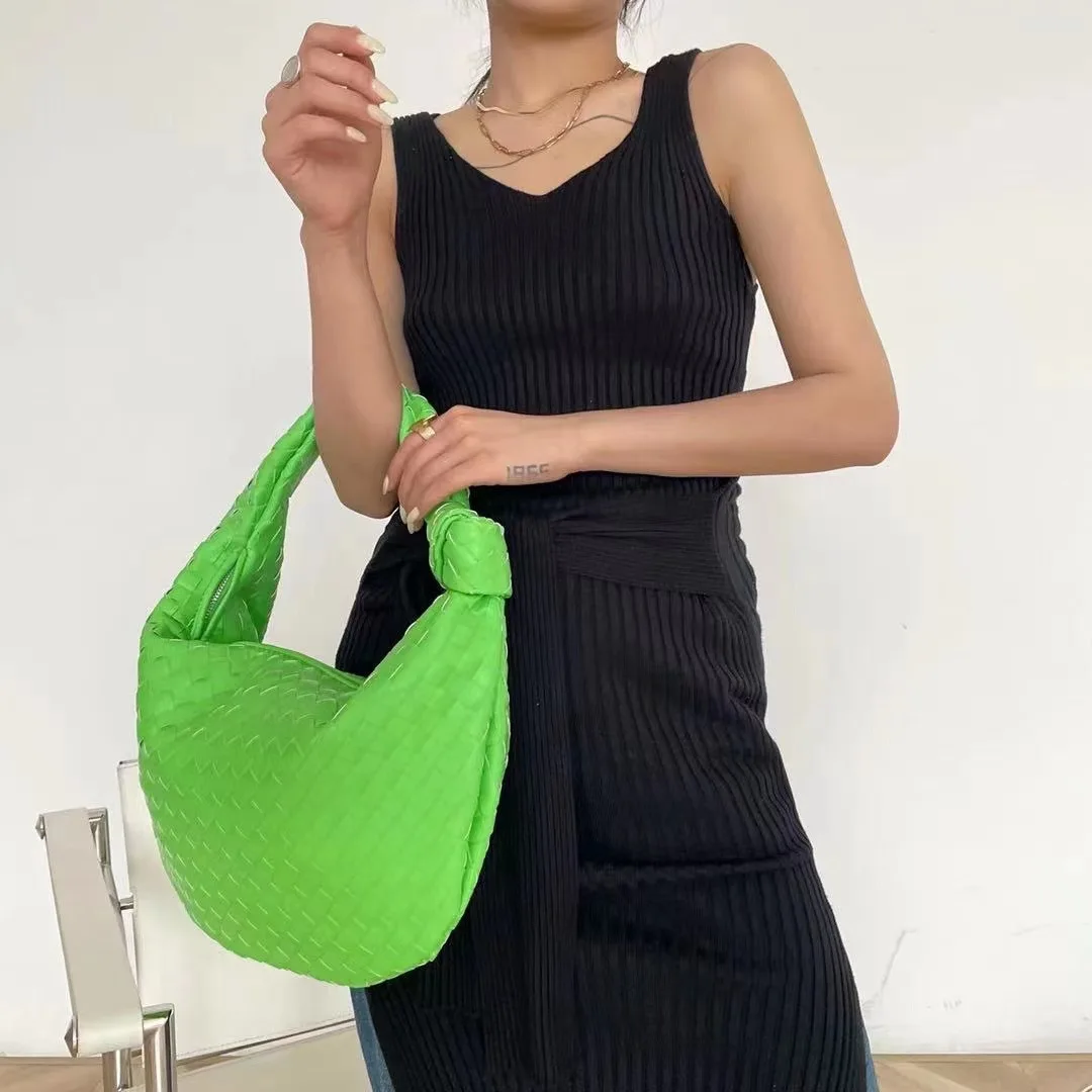 Single Shoulder Designer Handbags 2021 New Netstar Braided Size Famous Brands Armpit Boston Women's Bag, 30 colors 
Single Shoulder Designer Handbags 2021 New Netstar Braided Size Famous Brands Armpit Boston Women's Bag, 30 colors