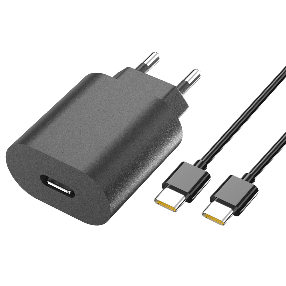 Mobile Phone Charger PD 25W USB-C Phone Charger Quick Charger With Type C Cable For Samsung Galaxy, Black
Mobile Phone Charger PD 25W USB-C Phone Charger Quick Charger With Type C Cable For Samsung Galaxy, Black
