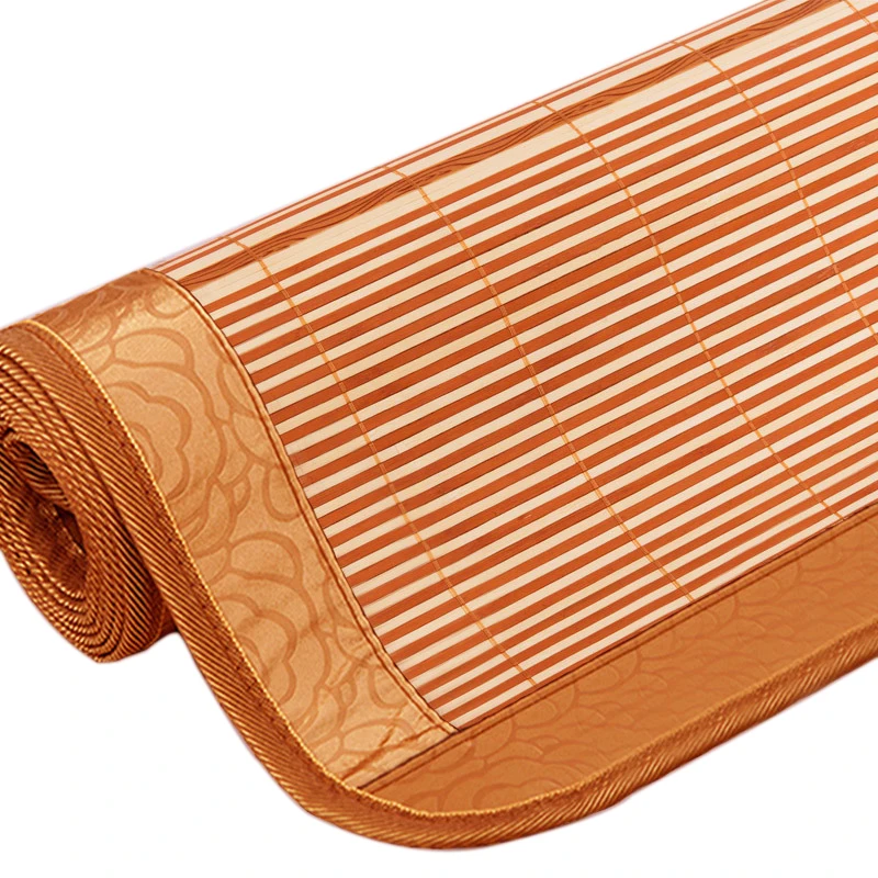 Cheap factory high-quality summer cooling bamboo sleeping bed mat, Carbonized bamboo/nature 
Cheap factory high-quality summer cooling bamboo sleeping bed mat, Carbonized bamboo/nature