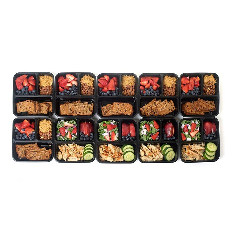 Durable BPA Free Plastic Reusable Food Bento Box takeout 3 compartment disposable food container storage, Customized
Durable BPA Free Plastic Reusable Food Bento Box takeout 3 compartment disposable food container storage, Customized