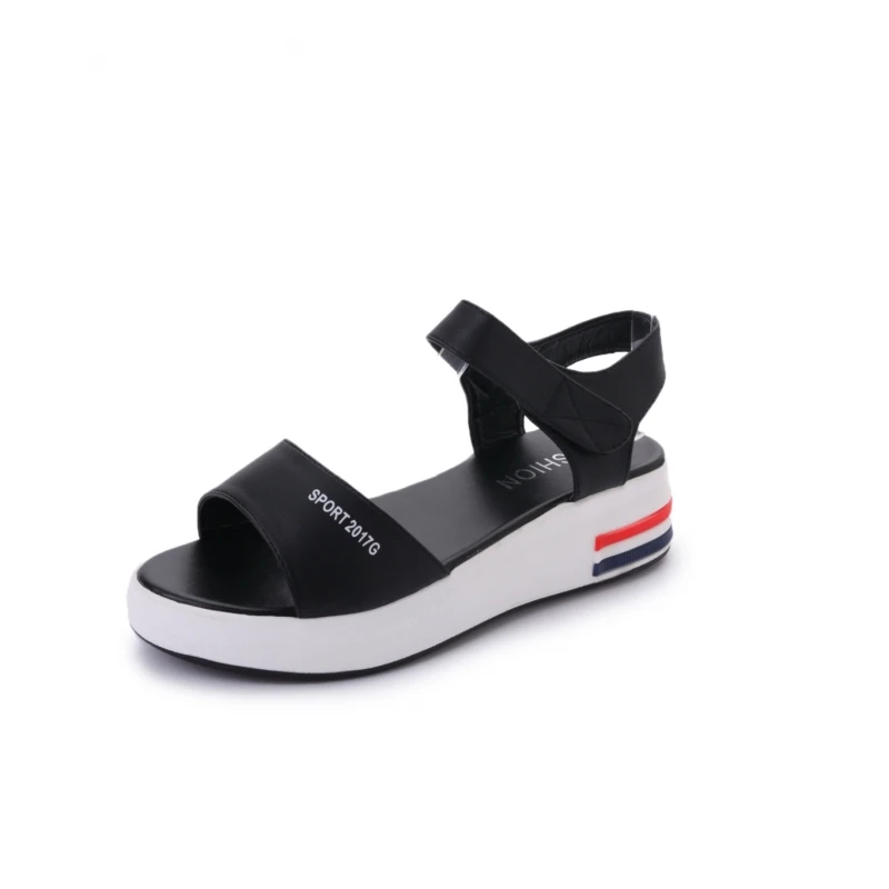2019 Hot selling women shoes sandals New fashion platform sandals black and white slide sandal for women
2019 Hot selling women shoes sandals New fashion platform sandals black and white slide sandal for women