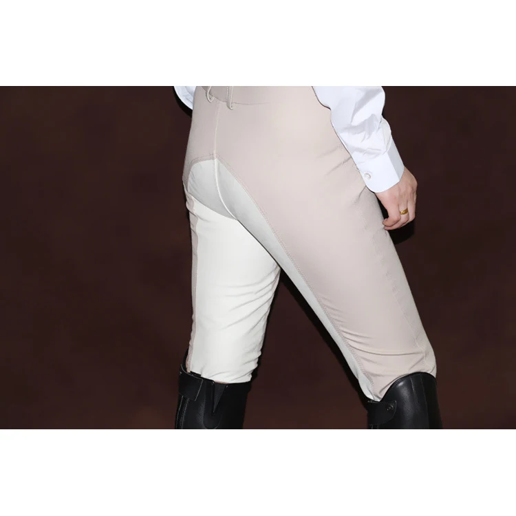 Wholesale Low MOQ High Waist Non-slip Leggings Equestrian Leather Full Seat Horse Riding Breeches 
Wholesale Low MOQ High Waist Non-slip Leggings Equestrian Leather Full Seat Horse Riding Breeches