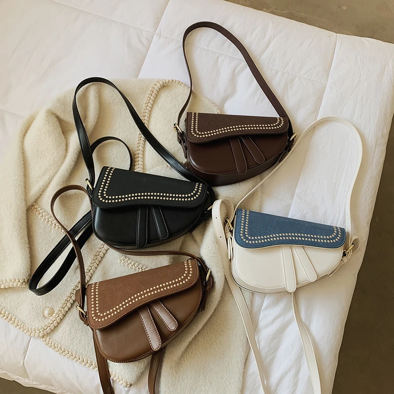 Drop Shipping Small Saddle Bags Ladies Fashion Handbags Girls Luxury Cute Saddle Purses For Woman
Drop Shipping Small Saddle Bags Ladies Fashion Handbags Girls Luxury Cute Saddle Purses For Woman