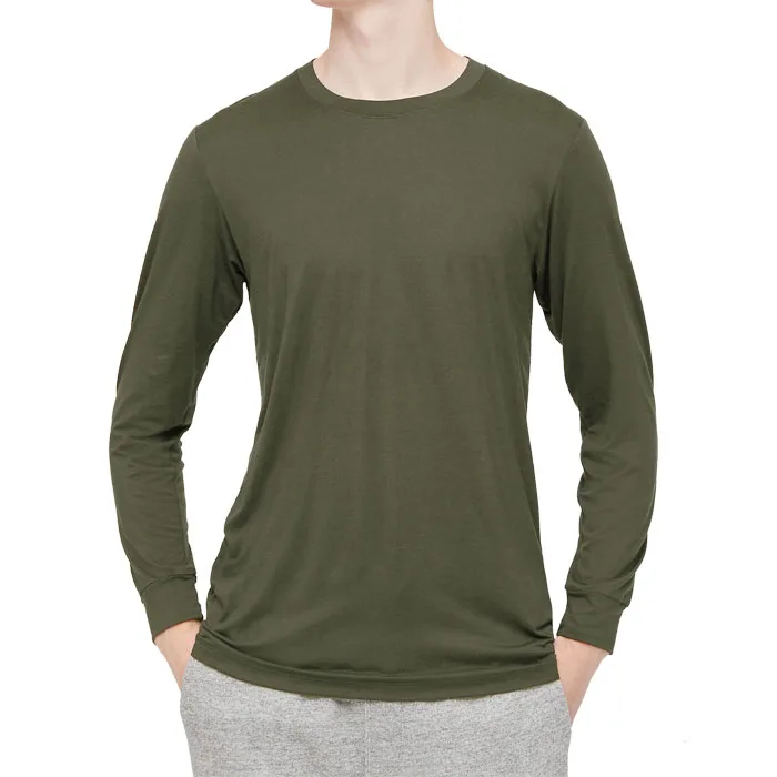 High Quality Hot Sale Manufacturer Supply Customized Crew Neck Long Sleeve Adult Men T Shirt
High Quality Hot Sale Manufacturer Supply Customized Crew Neck Long Sleeve Adult Men T Shirt