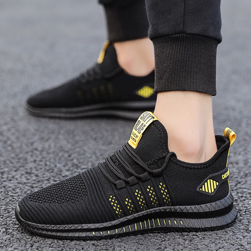 Flying Woven Mesh Fashion Lightweight Sports Shoes Casual Breathable Wearable Soft Women Running Outdoor Shoes Men's Sneakers
Flying Woven Mesh Fashion Lightweight Sports Shoes Casual Breathable Wearable Soft Women Running Outdoor Shoes Men's Sneakers