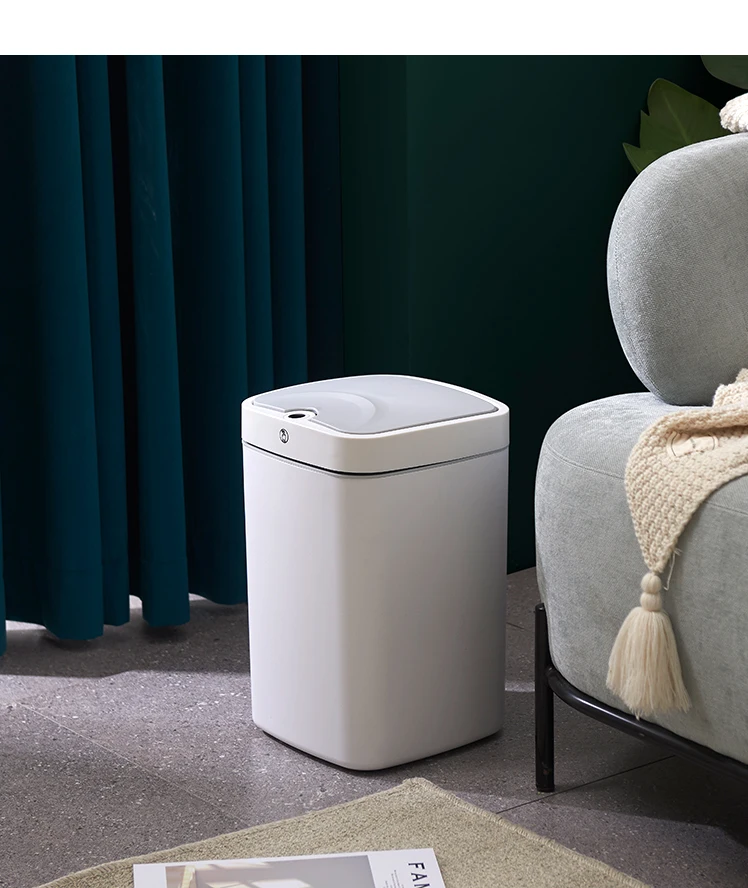 New Type Top Sale 18L Waterproof Automatic Vacuum Trash Can Hotel Trash Bin Smart
New Type Top Sale 18L Waterproof Automatic Vacuum Trash Can Hotel Trash Bin Smart