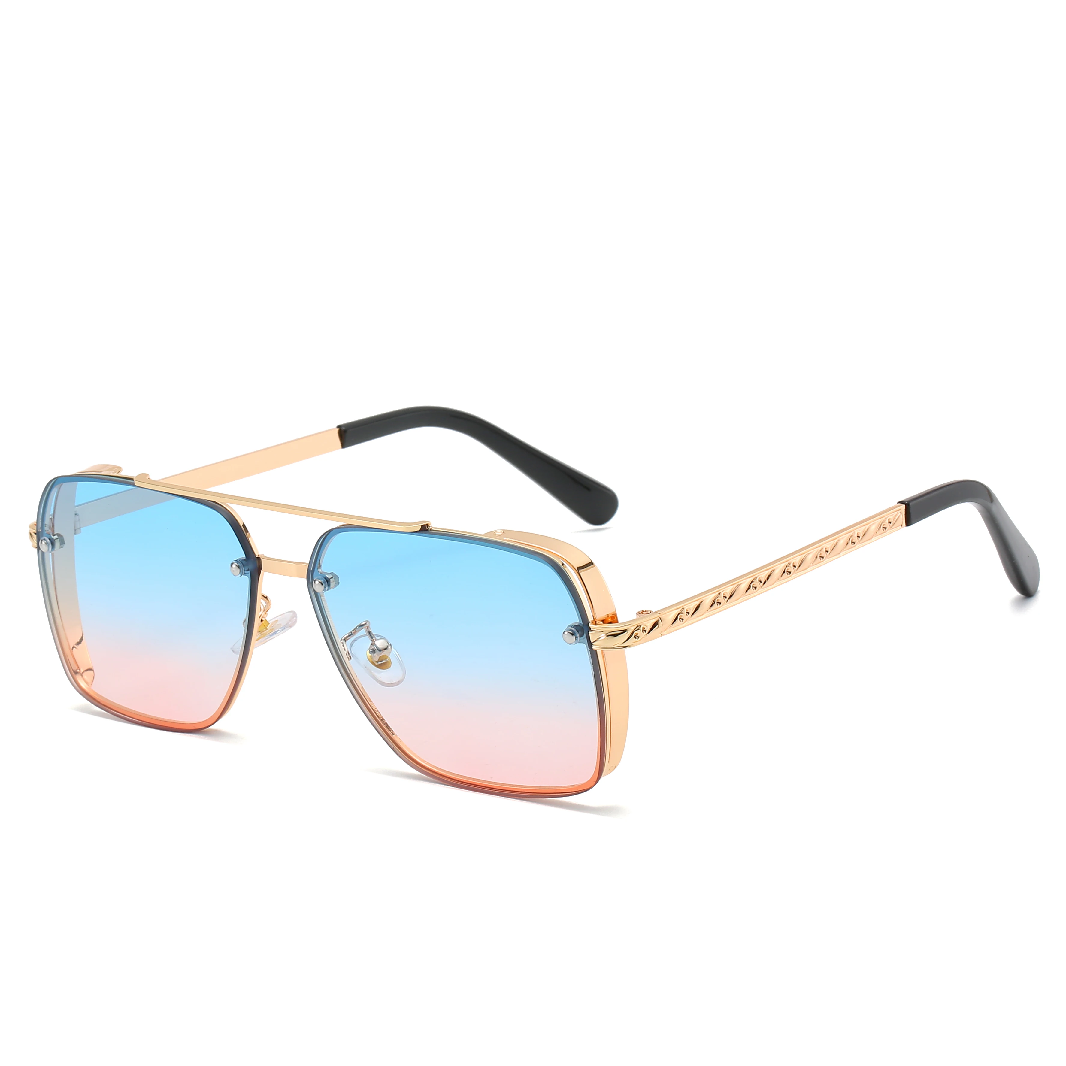 Benci Unique Sun Glasses Unisex Metal Gradient Custom Logo Shades Vintage Square 2020 New Arrivals Shades Sunglasses, Custom colors
Benci Unique Sun Glasses Unisex Metal Gradient Custom Logo Shades Vintage Square 2020 New Arrivals Shades Sunglasses, Custom colors