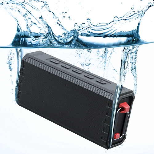 IPX7 waterproof 2*8W Speaker, metal grill waterproof wireless portable outdoor speakers Bluetooth speaker with SD/TF mode
IPX7 waterproof 2*8W Speaker, metal grill waterproof wireless portable outdoor speakers Bluetooth speaker with SD/TF mode