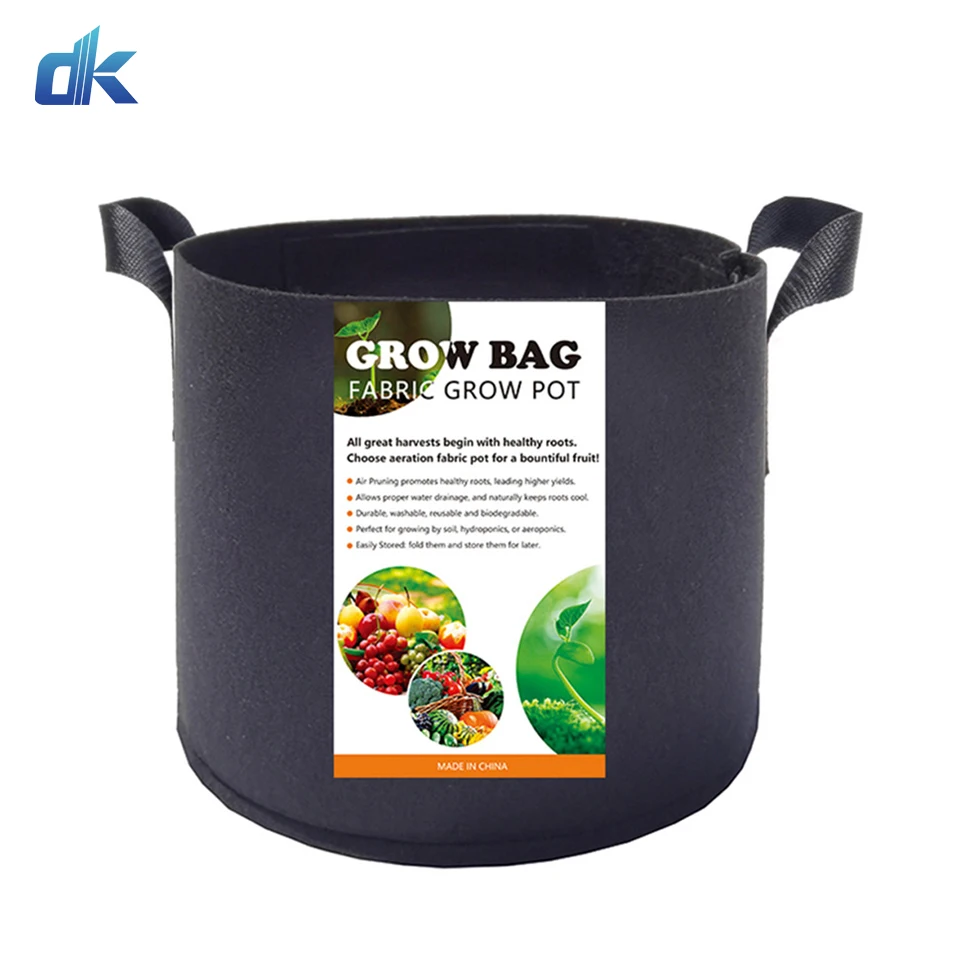 Dingkun 15 gallon felt fabric banana grow bag, Customized color
Dingkun 15 gallon felt fabric banana grow bag, Customized color