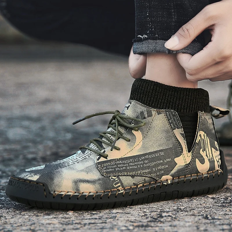 Men's Boots Sneakers plus size 48 fashion Male Shoes Casual Genuine Leather Handmade Warm Socks Shoes men leather boots shoes 
Men's Boots Sneakers plus size 48 fashion Male Shoes Casual Genuine Leather Handmade Warm Socks Shoes men leather boots shoes