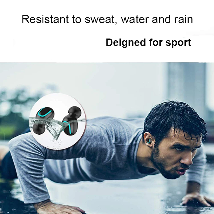 Factory Q67 TWS Stereo Hifi Sound Headphone Noise Cancelling Mini Wireless Headset Sport Bluetooth Earbuds - ANKUX.COM