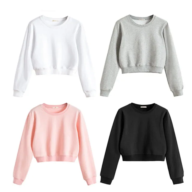 Multicolor Loose Blank Cotton Crewneck Oversized Crop Hoodies Women Pullover Sweatshirt, Customized color
Multicolor Loose Blank Cotton Crewneck Oversized Crop Hoodies Women Pullover Sweatshirt, Customized color