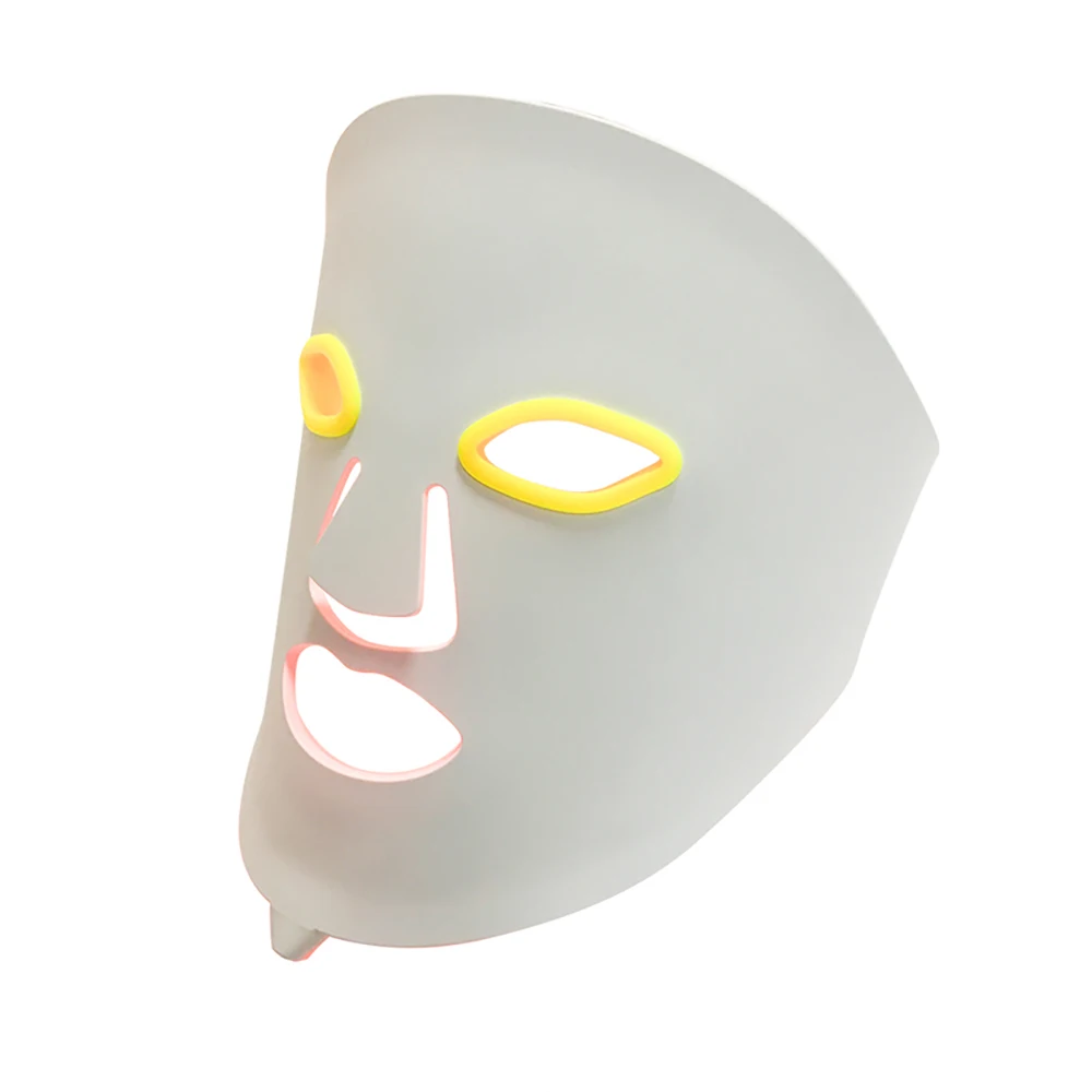 Professional 7 Color Led Photon beauty device Light Therapy Facial Mask Face Neck Led Mask, White silicone material
Professional 7 Color Led Photon beauty device Light Therapy Facial Mask Face Neck Led Mask, White silicone material