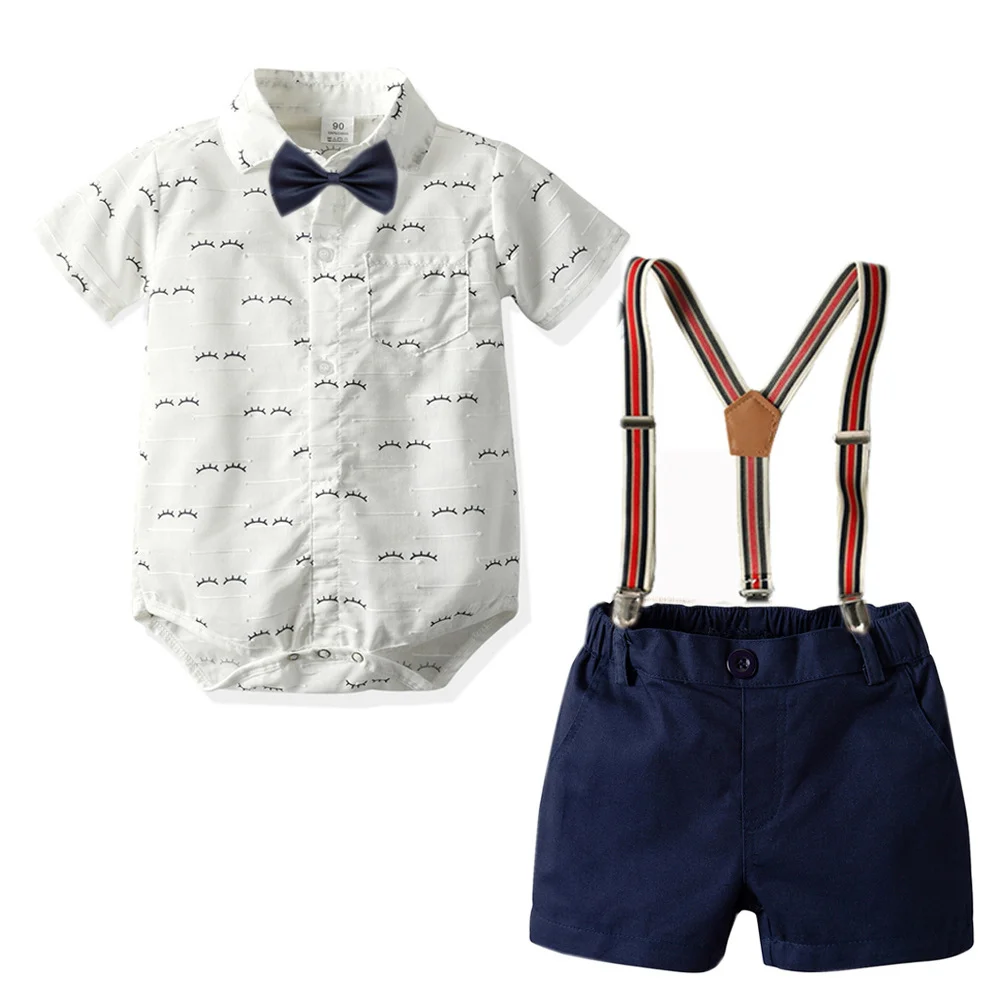 2021 Fashion Cotton Cartoon Short Sleeve Tops and Overalls Baby Clothes Set, Gray, black, khaki
2021 Fashion Cotton Cartoon Short Sleeve Tops and Overalls Baby Clothes Set, Gray, black, khaki