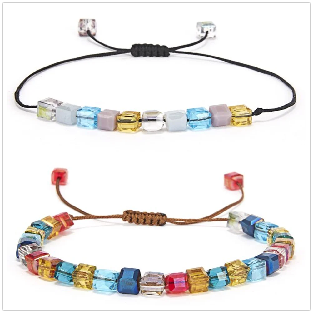 Fashion crystal beaded charm bracelet handmade woven rope natural stone bracelet length bangle for girls women gift, As shown
Fashion crystal beaded charm bracelet handmade woven rope natural stone bracelet length bangle for girls women gift, As shown