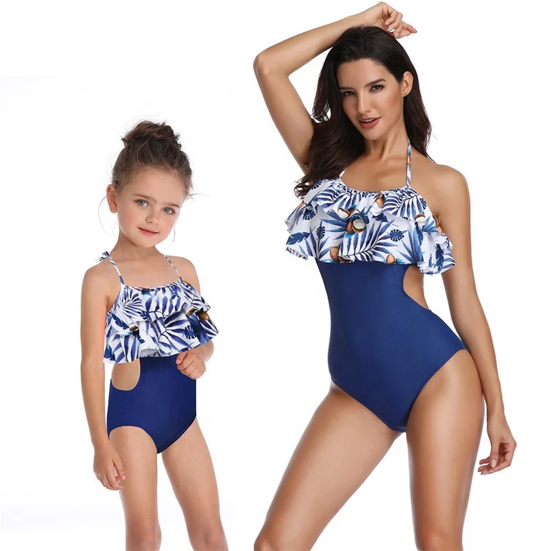 2021 parent-child swimsuit hanging neck printing high waist bikini double ruffled mother and daughter one-piece beach swimwear
2021 parent-child swimsuit hanging neck printing high waist bikini double ruffled mother and daughter one-piece beach swimwear