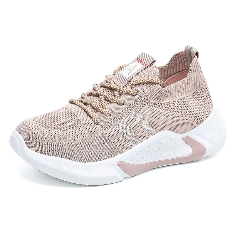 The Newest popular knit running laces up sport shoes sneakers for Ladies, Black/pink/yellow
The Newest popular knit running laces up sport shoes sneakers for Ladies, Black/pink/yellow