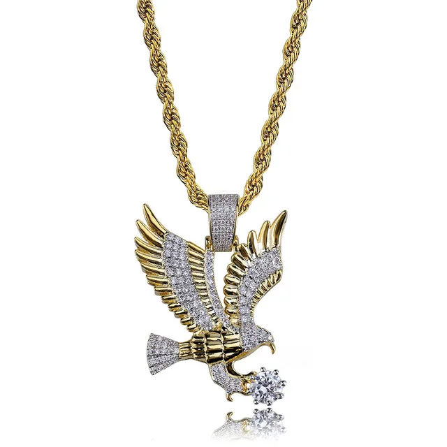 Mens Hip Hop Charm CZ Paced Long Chain Gold Plated Albanian Bird Eagle Pendant Necklace
Mens Hip Hop Charm CZ Paced Long Chain Gold Plated Albanian Bird Eagle Pendant Necklace