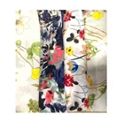 Hot sale 100% Viscose abundant sock lot soft viscose printed cotton fabric for women dresses