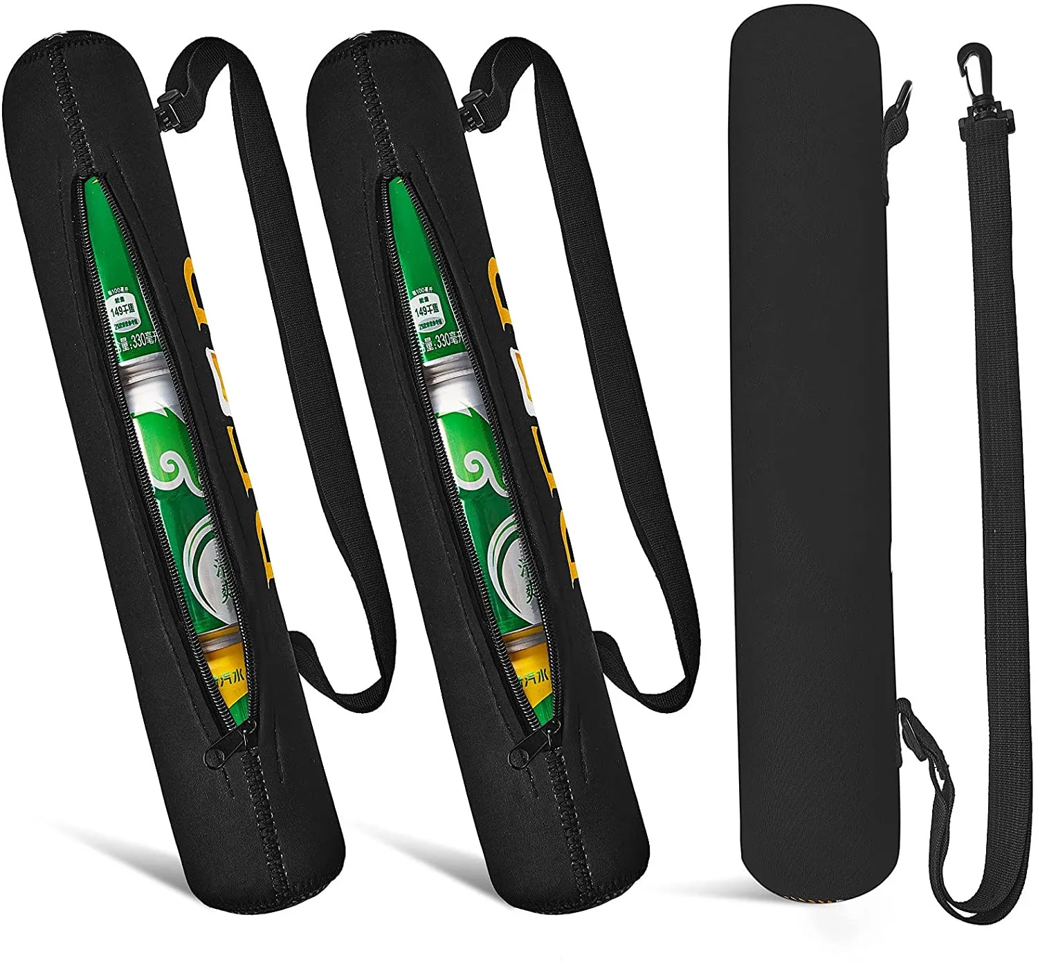 Custom Logo Adjustable Shoulder Strap 2 Can Beverage Beer Insulated Sleeve Tube Cooler Bag Golf Cooler Bag, Customized color
Custom Logo Adjustable Shoulder Strap 2 Can Beverage Beer Insulated Sleeve Tube Cooler Bag Golf Cooler Bag, Customized color