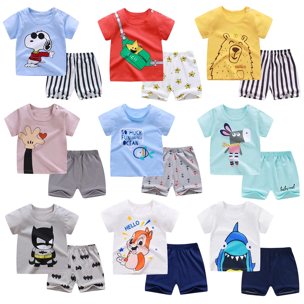 Children's summer baby clothing sets short-sleeved suit new T-shirt + pants cartoon printing boy girl child clothes sets, Picture shows
Children's summer baby clothing sets short-sleeved suit new T-shirt + pants cartoon printing boy girl child clothes sets, Picture shows