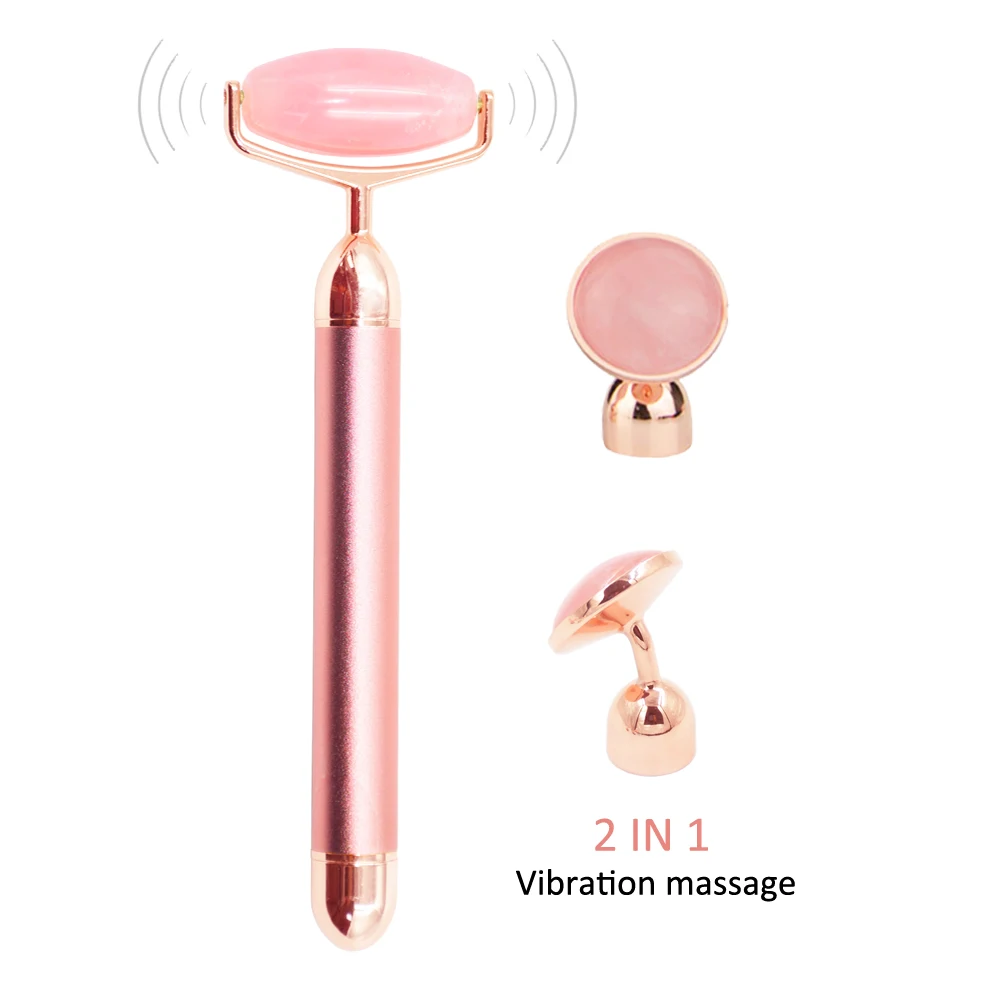 100% natural 2 in 1 Electronic Jade Roller Electric Vibrating Jade Roller Facial Set Jade Face Roller Massage Set, Green
100% natural 2 in 1 Electronic Jade Roller Electric Vibrating Jade Roller Facial Set Jade Face Roller Massage Set, Green