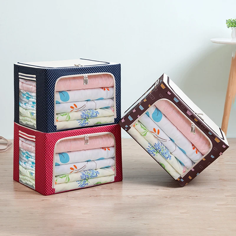 High quality odorless Oxford cloth waterproof large transparent window large steel frame foldable storage box
High quality odorless Oxford cloth waterproof large transparent window large steel frame foldable storage box