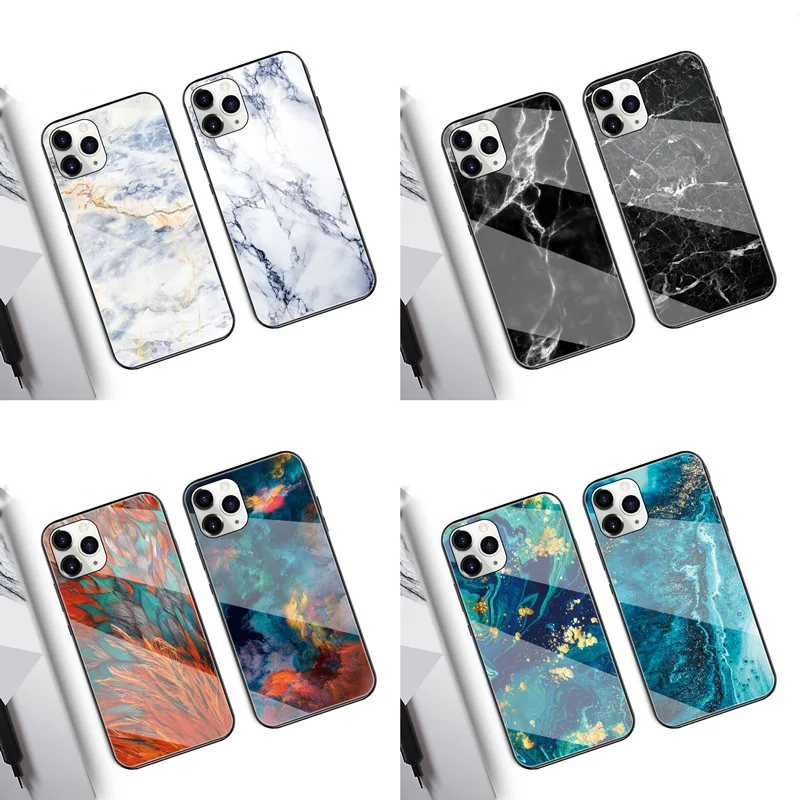Marble Phone Cases for iPhone 12 Mini Hard Tempered Glass Cover For iPhone 12 Screen Protector Casing, 12 colors & accept customized
Marble Phone Cases for iPhone 12 Mini Hard Tempered Glass Cover For iPhone 12 Screen Protector Casing, 12 colors & accept customized