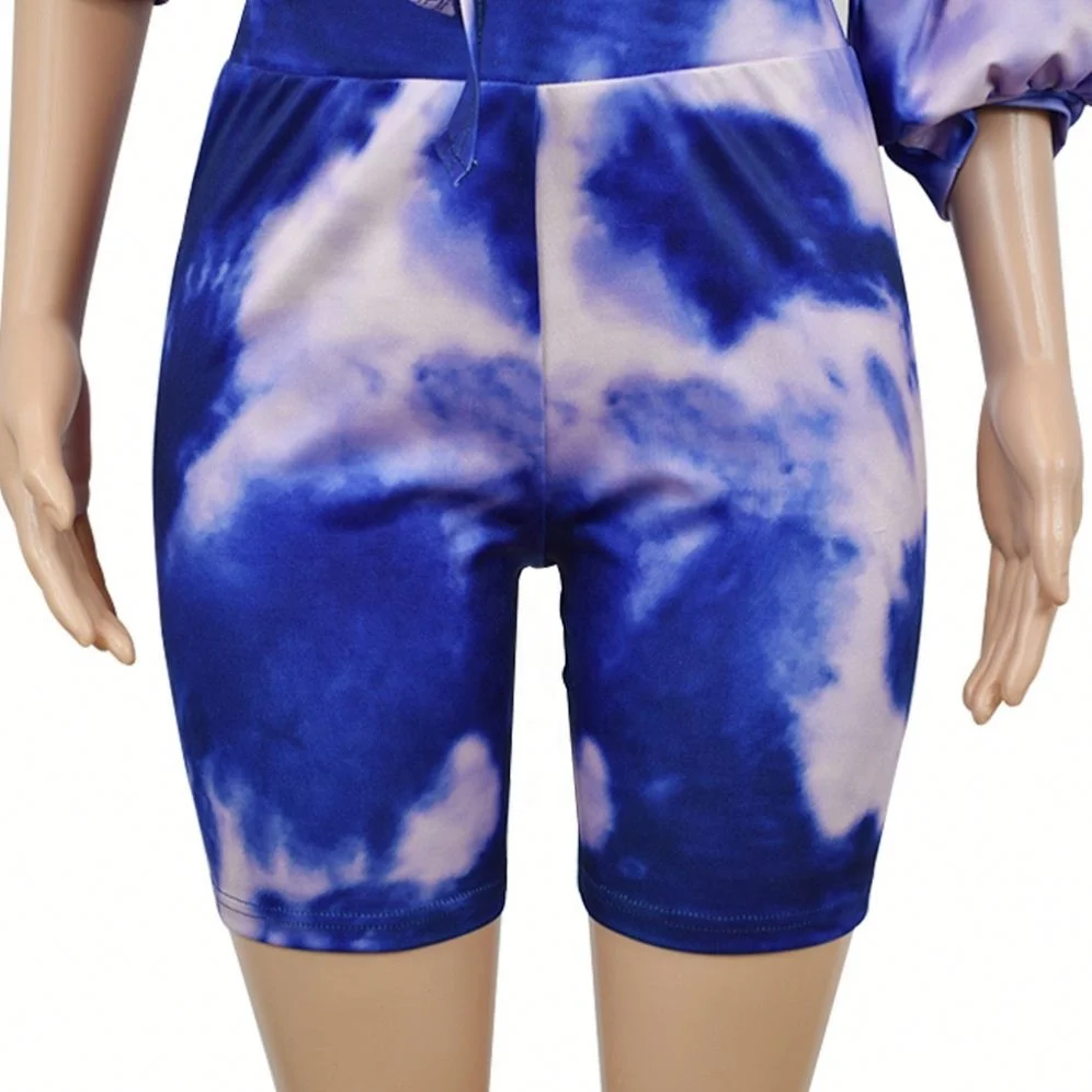 VOOGUE Ladies Casual Printed Short Sleeve Two-piece Suit For Ladies Women's Dyeing and Printing Casual Set
VOOGUE Ladies Casual Printed Short Sleeve Two-piece Suit For Ladies Women's Dyeing and Printing Casual Set