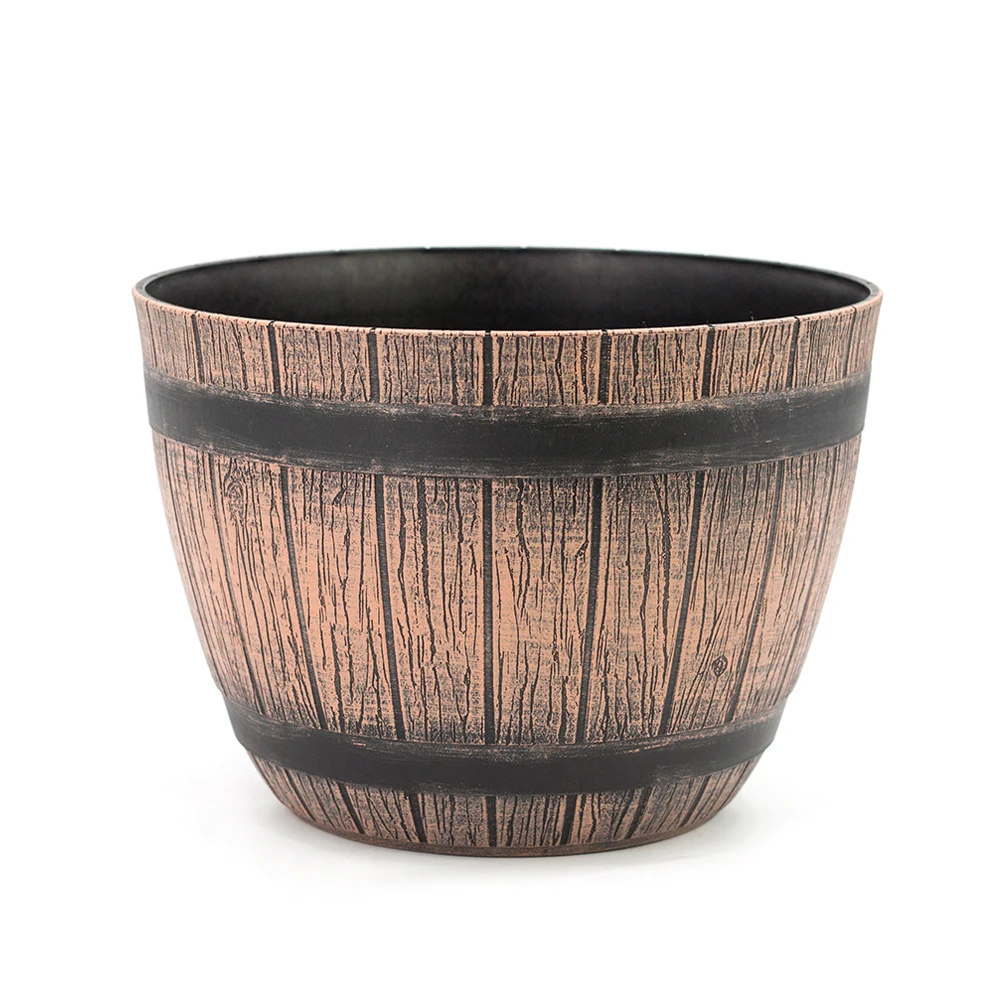 Huazhiai Garden Plastic Anti-Corrosion Wood Barrel Flowerpot Vegetable Planter, Optional
Huazhiai Garden Plastic Anti-Corrosion Wood Barrel Flowerpot Vegetable Planter, Optional