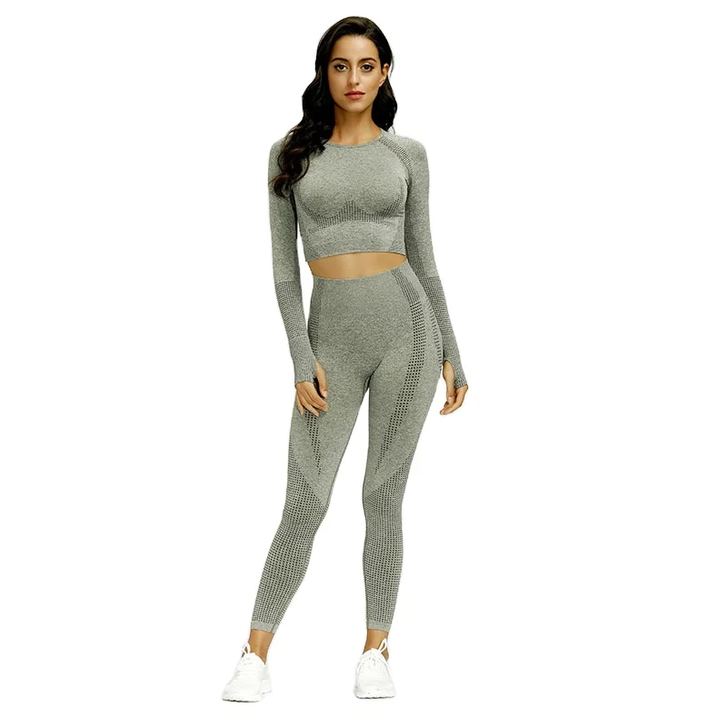 F-3746 Workout Women Knitted Gym Sportswear Set Ladies Quick Dry Long Sleeve Yoga Crop Top Seamless Activewear Gym Yoga Set, Grey,red,blue,marlin,pink,black,wine,green,charcoal,,purple,orange
F-3746 Workout Women Knitted Gym Sportswear Set Ladies Quick Dry Long Sleeve Yoga Crop Top Seamless Activewear Gym Yoga Set, Grey,red,blue,marlin,pink,black,wine,green,charcoal,,purple,orange