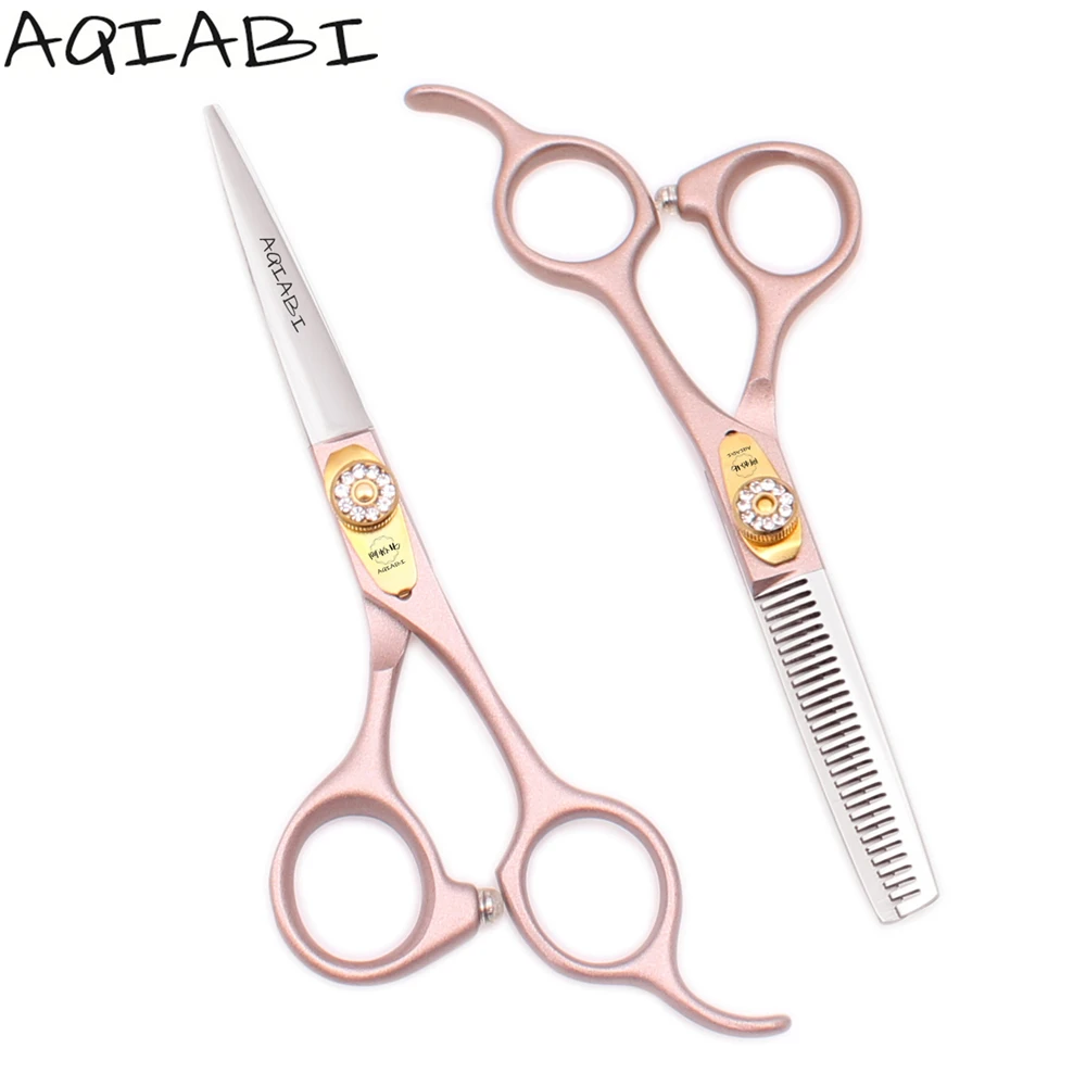 Barber Scissors 5.5" 6" Japanese Stainless Hair Cutting Scissors Thinning Shears Professional Hair Scissors A9105, Rose gold
Barber Scissors 5.5" 6" Japanese Stainless Hair Cutting Scissors Thinning Shears Professional Hair Scissors A9105, Rose gold