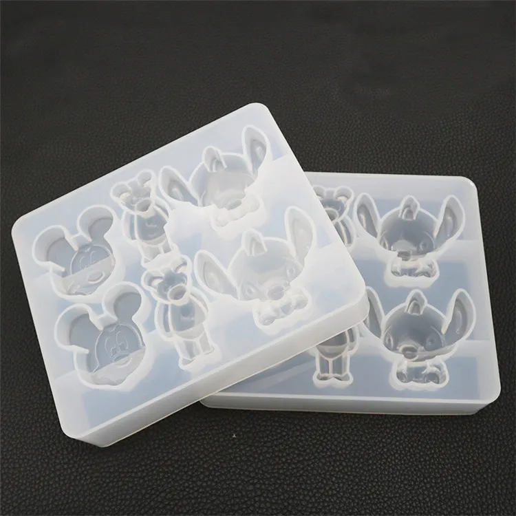Creative shiny stitch mouse head silicone keychain mold stitch shape silicone mold for DIY pendants making, Random
Creative shiny stitch mouse head silicone keychain mold stitch shape silicone mold for DIY pendants making, Random
