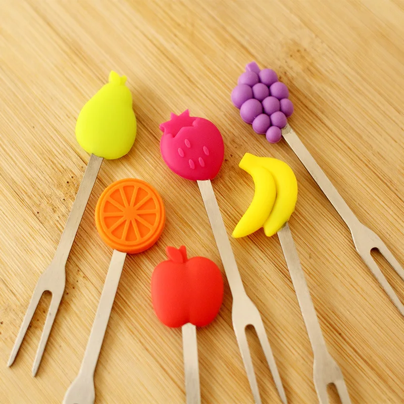 Colorful Many Shape Disposable Creative Cute Animal Stainless Steel Fruit Fork, Any color can be customized
Colorful Many Shape Disposable Creative Cute Animal Stainless Steel Fruit Fork, Any color can be customized