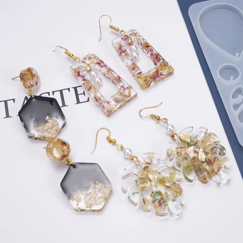 YO106 DIY Crystal Epoxy Mold Earrings Pendant Jewelry Earrings Multi-style Whole Plate Mirror Silicone Mold, White
YO106 DIY Crystal Epoxy Mold Earrings Pendant Jewelry Earrings Multi-style Whole Plate Mirror Silicone Mold, White