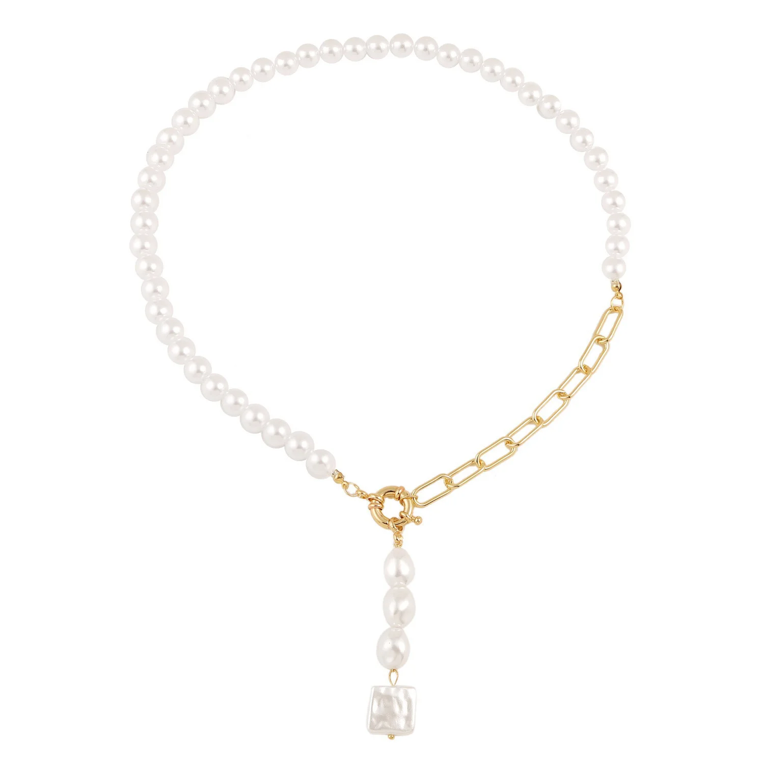 Hainon 18k Gold color Pearl Necklace For Women Fashion Shell Pendant Neckalce women gifts
Hainon 18k Gold color Pearl Necklace For Women Fashion Shell Pendant Neckalce women gifts
