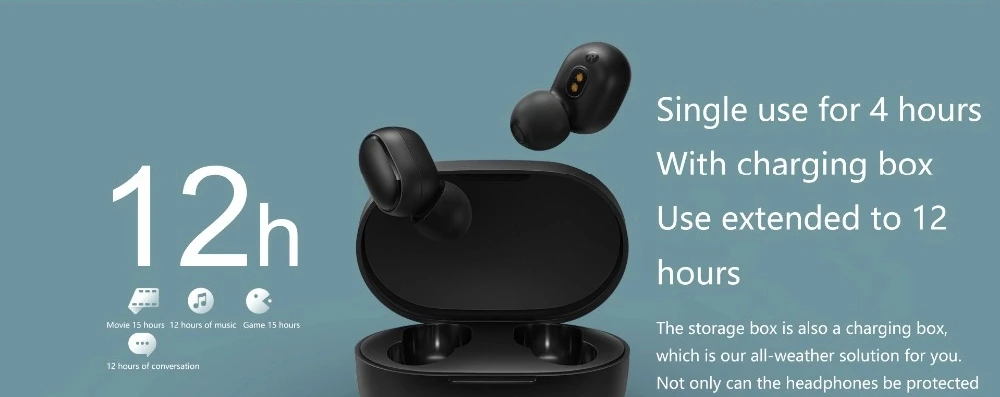 Reimi Airdots wireless earphone earbuds waterproof Noise Cancelling tws wireless earphone xiaomi - ANKUX.COM