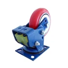 Wholesale Industrial heavy duty cast iron castor belt brake medium caster