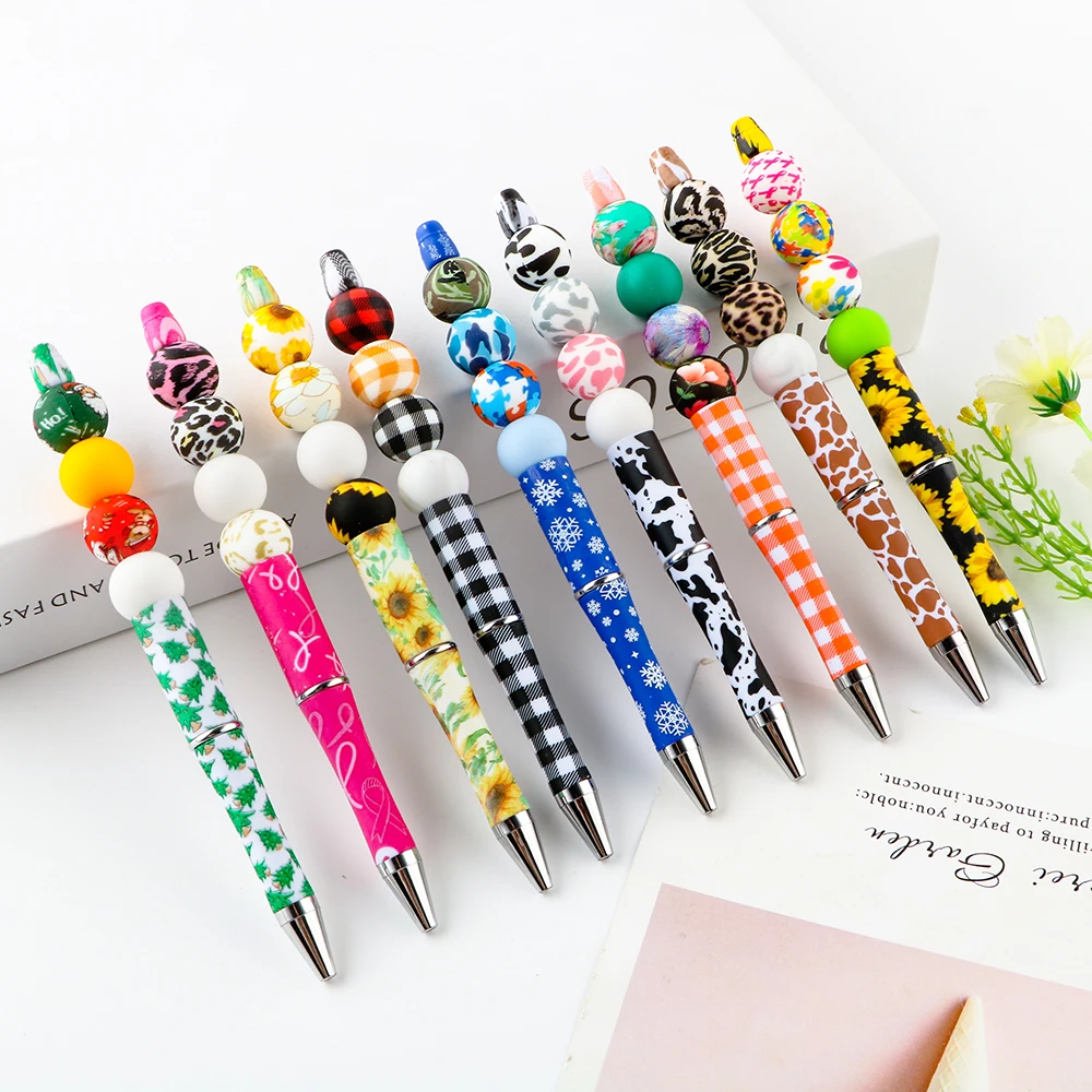 New Style Hot Sell Beads Water Transfer Printing Pen Beads DIY Plastic Diy Beaded Printed Pens
New Style Hot Sell Beads Water Transfer Printing Pen Beads DIY Plastic Diy Beaded Printed Pens