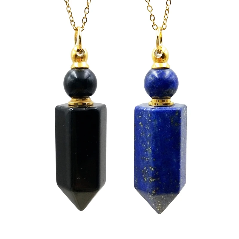 Healing Point Stone Pendant Prism Perfume Bottle Necklace Wholesale Essential Oil Gemstone Personalize Man Jewelry, Rainbow
Healing Point Stone Pendant Prism Perfume Bottle Necklace Wholesale Essential Oil Gemstone Personalize Man Jewelry, Rainbow