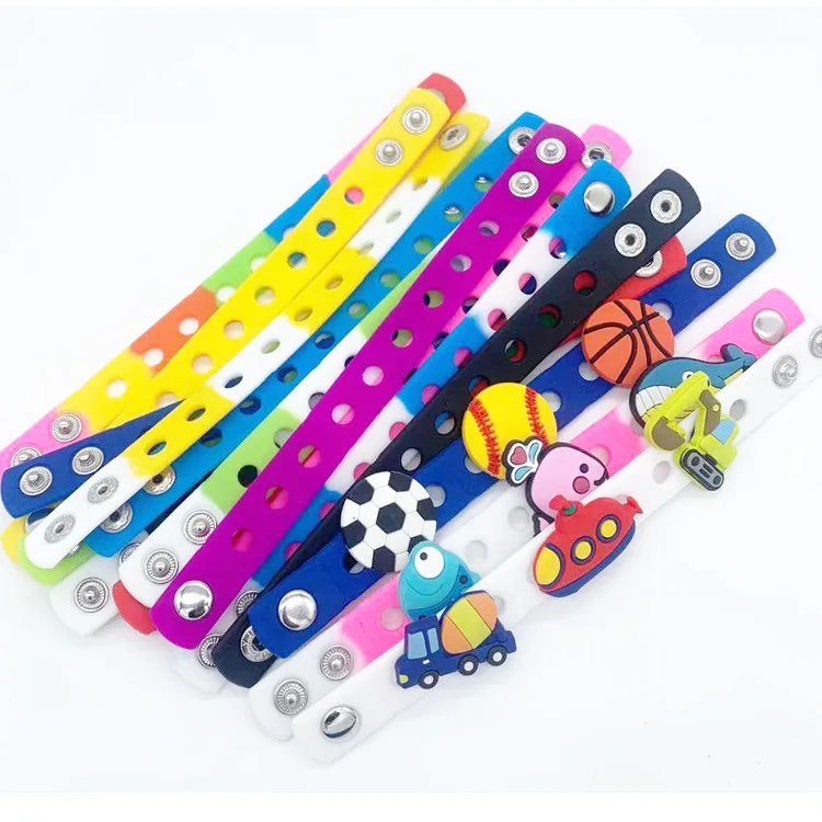 New Style Silicone Charm Bracelets Silicone Bracelet Wristbands With Holes For Shoes Accessories Charms Accessory
New Style Silicone Charm Bracelets Silicone Bracelet Wristbands With Holes For Shoes Accessories Charms Accessory