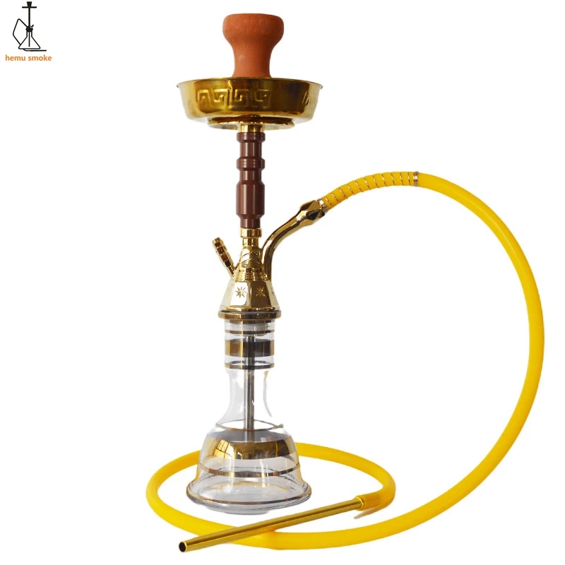 

Classic Egyptian Shisha Gold Shisha Hookah Khalil Mamoon Sisha Chicha Narguile Smoking Set for Shisha Lounge