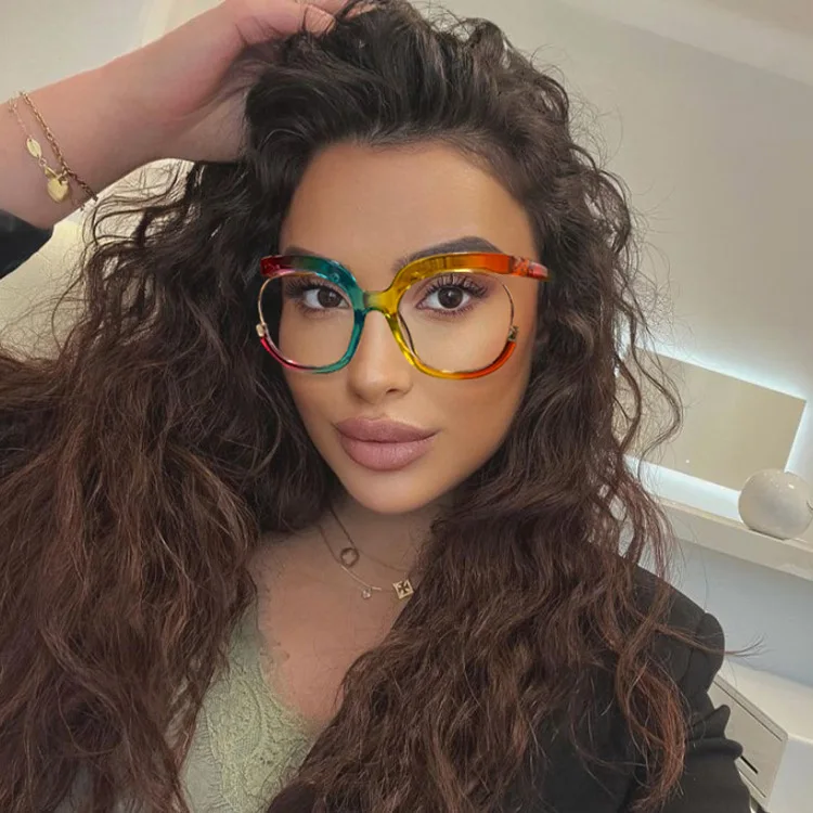 0608 Women Oversized Round Clear Eyeglass frames glasses optical eyewear eyeglasses 2021 Men Fashion Ladies Eyewear Frame
0608 Women Oversized Round Clear Eyeglass frames glasses optical eyewear eyeglasses 2021 Men Fashion Ladies Eyewear Frame