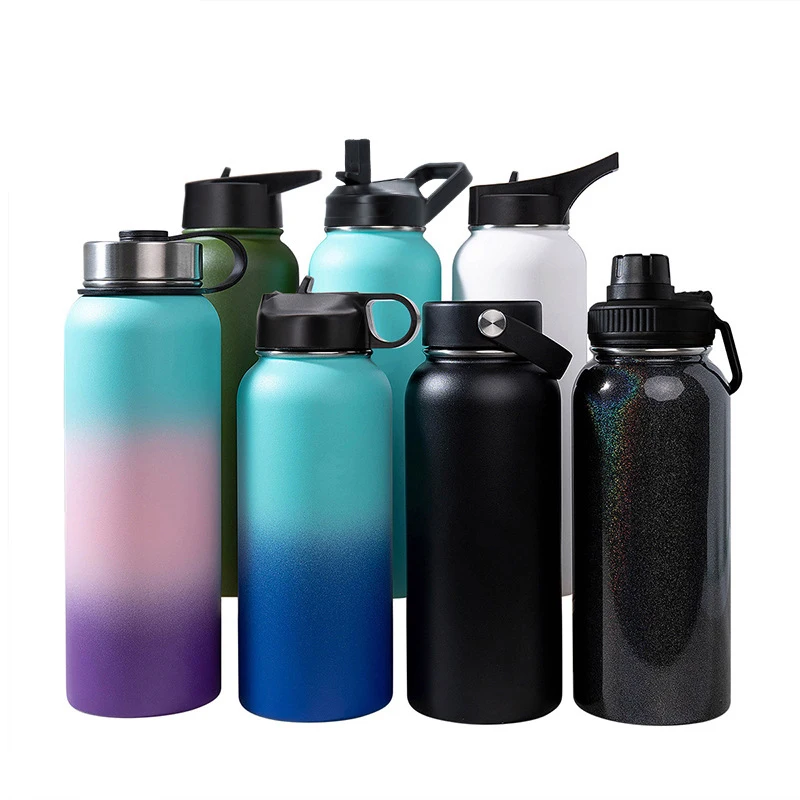 Portable 32oz Double Wall Insulated Thermal Powder Coated Wide Mouth Vacuum Flasks & Thermoses, Multiple colors
Portable 32oz Double Wall Insulated Thermal Powder Coated Wide Mouth Vacuum Flasks & Thermoses, Multiple colors