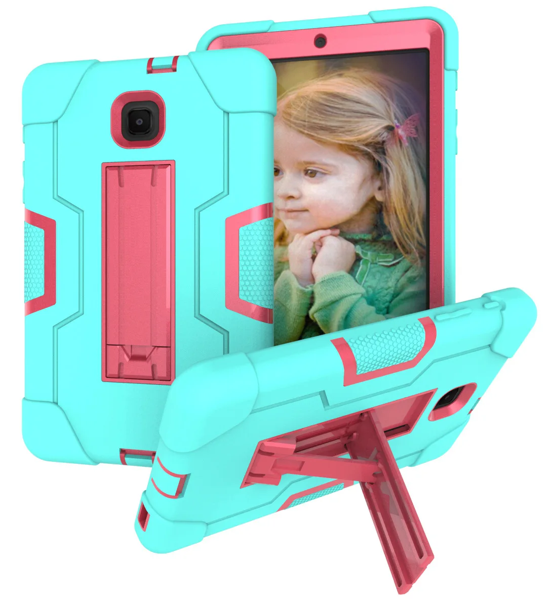 PC Silicone 3 in 1 Shockproof Hybrid Armor for Samsung Galaxy Tab A 8.0 Case 2018 Stand T387
PC Silicone 3 in 1 Shockproof Hybrid Armor for Samsung Galaxy Tab A 8.0 Case 2018 Stand T387