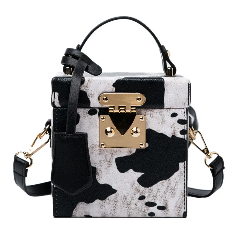 Cow Print Box Design PU Leather Crossbody Shoulder Bags 2021 Fashion Brand Trendy Leopard Luxury Handbags, 3colors
Cow Print Box Design PU Leather Crossbody Shoulder Bags 2021 Fashion Brand Trendy Leopard Luxury Handbags, 3colors