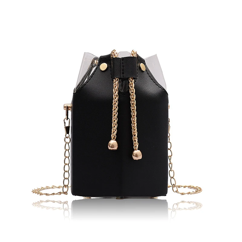 Wholesale Cute Splice Pvc Pu Chain Purse Crossbody Women Bucket Bag Handbags, Customized color
Wholesale Cute Splice Pvc Pu Chain Purse Crossbody Women Bucket Bag Handbags, Customized color